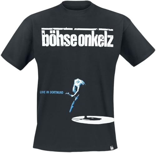 Böhse Onkelz Live in Dortmund Männer T-Shirt schwarz XXL 100% Baumwolle Band-Merch, Bands von Böhse Onkelz