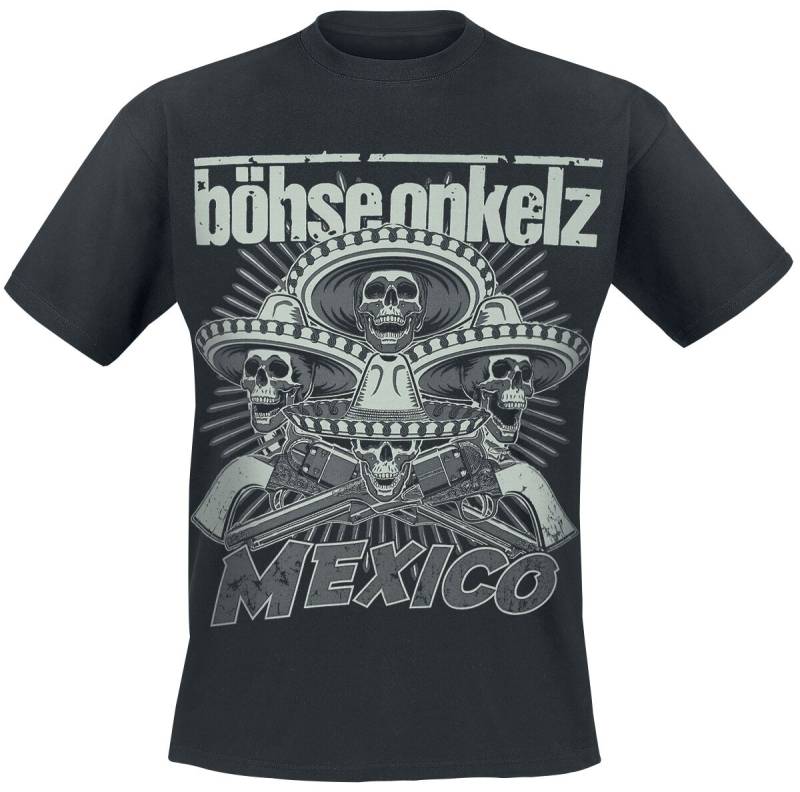 Böhse Onkelz Mexico 2014 T-Shirt schwarz in XXL von Böhse Onkelz