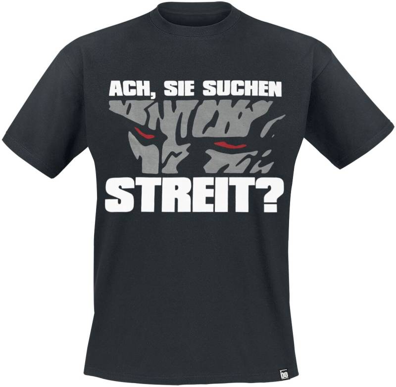 Böhse Onkelz T-Shirt - Ach Sie Suchen Streit - S bis 5XL - für Männer - Größe XL - schwarz  - Lizenziertes Merchandise! von Böhse Onkelz