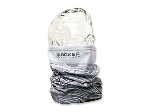 Böker Manufaktur Solingen Unisex Damast Schlauchschal, grau, Einheitsgröße von Böker