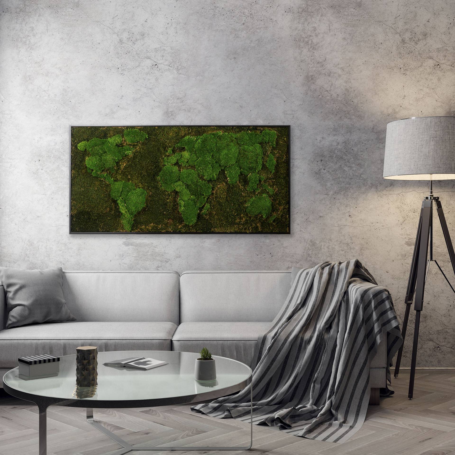 Bönninghoff Bild mit Rahmen "Moos" 1 Stk. tlg. jedes Bild ein Unikat, BxH: 120x60 cm von Bönninghoff