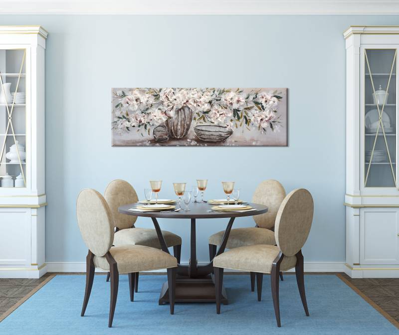 Bönninghoff Ölgemälde Blumen  Blumenbilder  Pflanzen  Pflanzenbilder  Stillleben  Vasen  Vasen & Töpfe 1 Stk. tlg. jedes Bild ein Unikat von Bönninghoff