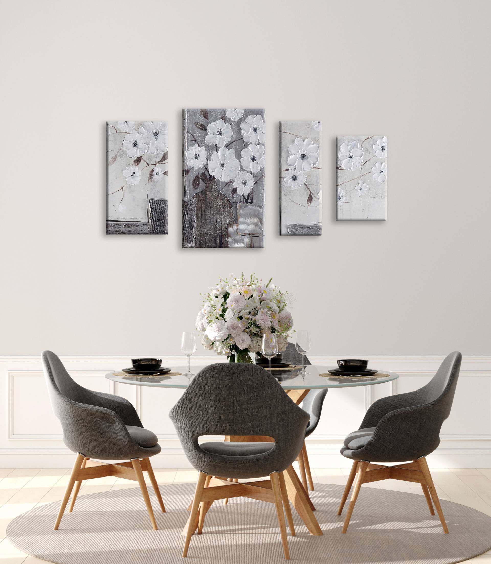 Bönninghoff Ölgemälde Blumen  Blumenbilder  Gemälde  Kunst  Pflanzen 1 Stk. tlg. jedes Bild ein Unikat von Bönninghoff