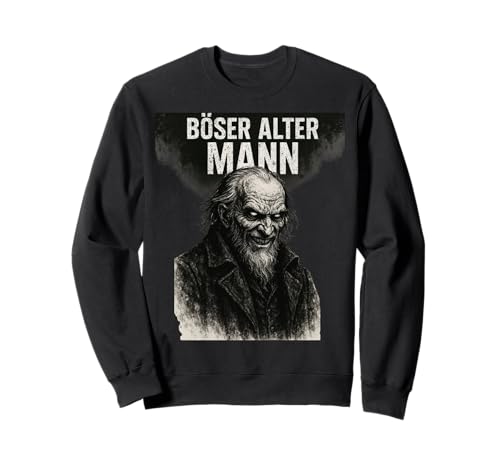 Böser Alter Mann Sarkasmus Biker Motorrad Herren Rentner Fun Sweatshirt von Böser Alter Mann Geschenk Vintage Horror Grusel
