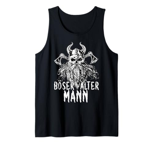 Böser alter Mann - Witziges design für Männer - Wikinger Tank Top von Böser alter Mann - Geburtstagsgeschenk für Herren
