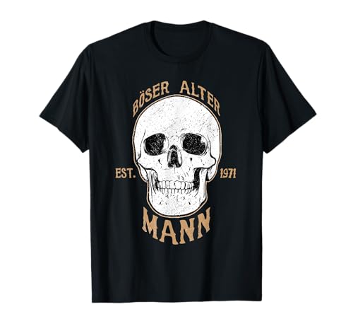 Böser Alter Mann - 1971 - 50. Geburtstag Geschenk Männer T-Shirt von Böser alter Mann - Geburtstagsgeschenk für Herren