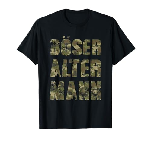 Böser alter Mann - Cooles Camouflage Motiv für Männer - T-Shirt von Böser alter Mann - Geburtstagsgeschenk für Herren