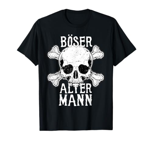 Böser alter Mann - Lustiges Motiv Männer - Herren T-Shirt von Böser alter Mann - Geburtstagsgeschenk für Herren