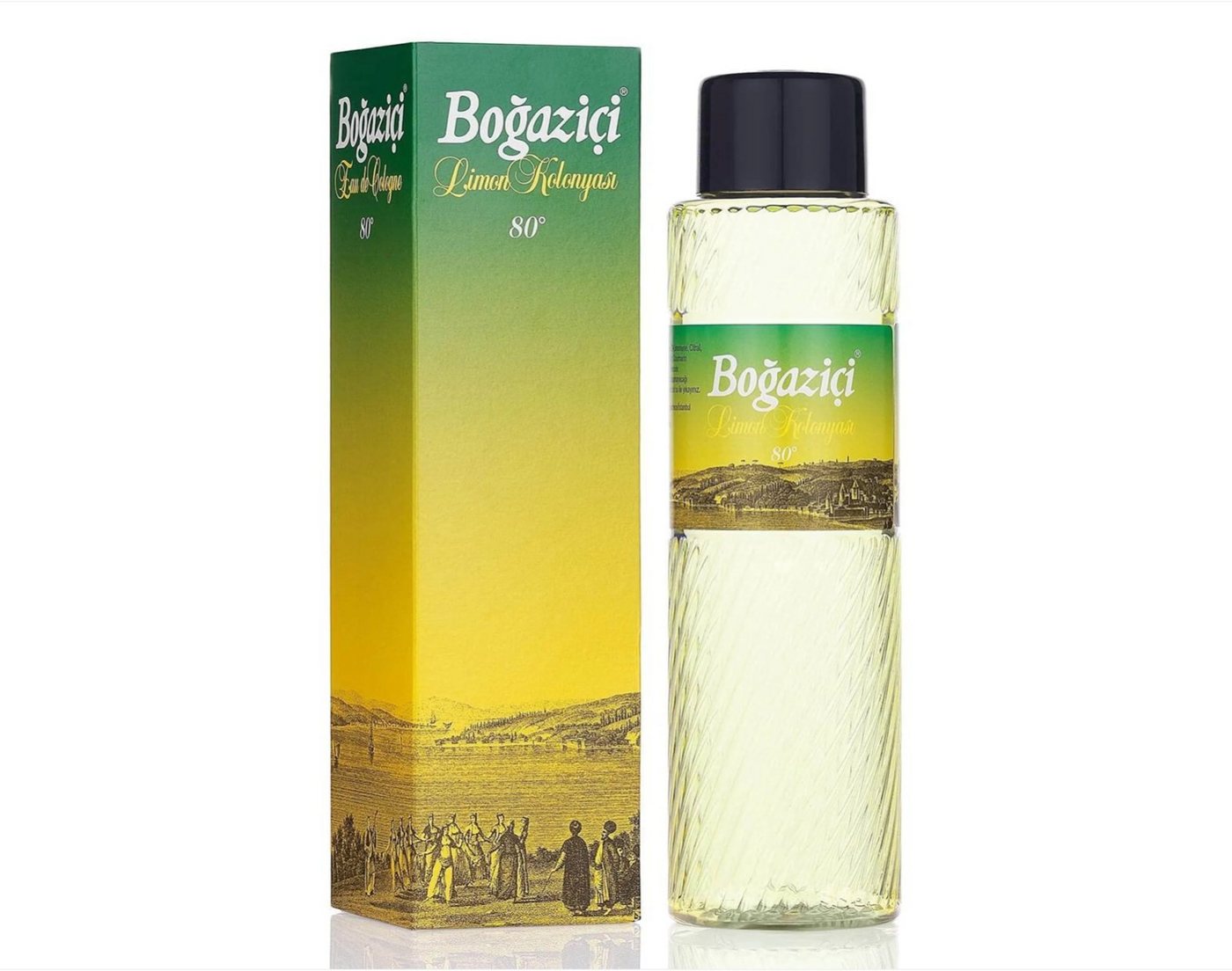 Bogazici Eau de Cologne BOGAZICI Zitronen Duftwasser - Limon Kolonyasi - Eau de Cologne 200ml von Bogazici