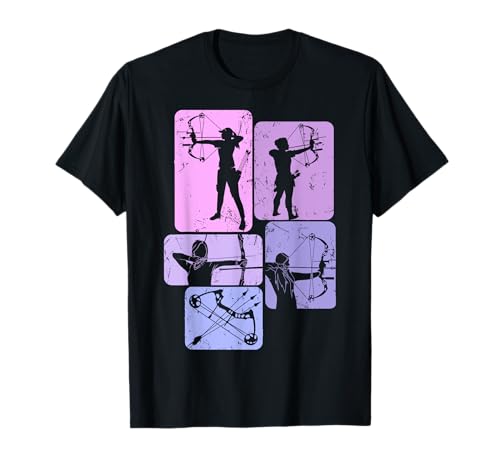 Bogenschießen Bogenschütze Bogensport Damen Mädchen T-Shirt von Bogen & Pfeil Geschenke