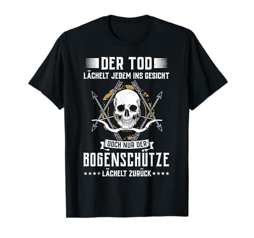 Bogenschießen Geschenk Bogen Pfeil Männer Schützenverein T-Shirt Bogenschießen Geschenk Bogen Pfeil Männer Schützenverein T-Shirt von Bogenschießen Bogenschütze Bogensport Archery Jagd