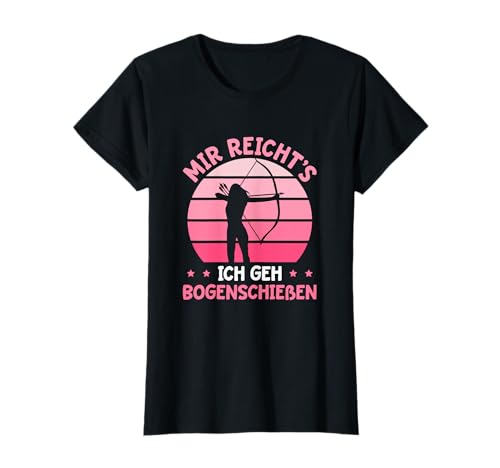 Damen Bogenschießen Schützenverein Bogensport Schützin T-Shirt von Bogenschießen Zubehör Bogenschützin