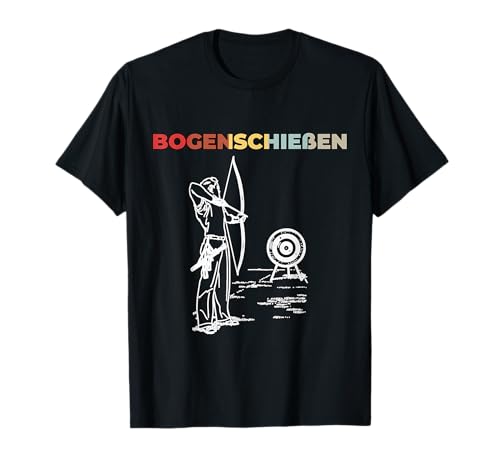Bogenschießen T-Shirt Herren Damen Kinder T-Shirt Bogenschießen T-Shirt Herren Damen Kinder T-Shirt von Bogenschützen Geschenk Shop