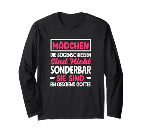Mädchen Die Bogenschiessen Nicht Sonderbar Geschenk Gottes Langarmshirt Mädchen Die Bogenschiessen Nicht Sonderbar Geschenk Gottes Langarmshirt von Bogenschützen Humor Designs Geschenke Geschenkidee