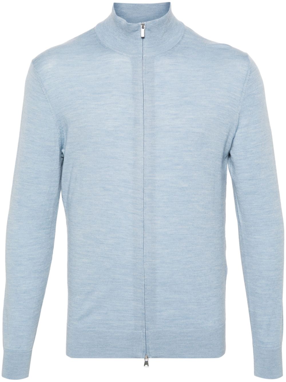 Boggi Milano Cardigan mit Reißverschluss - Blau von Boggi Milano