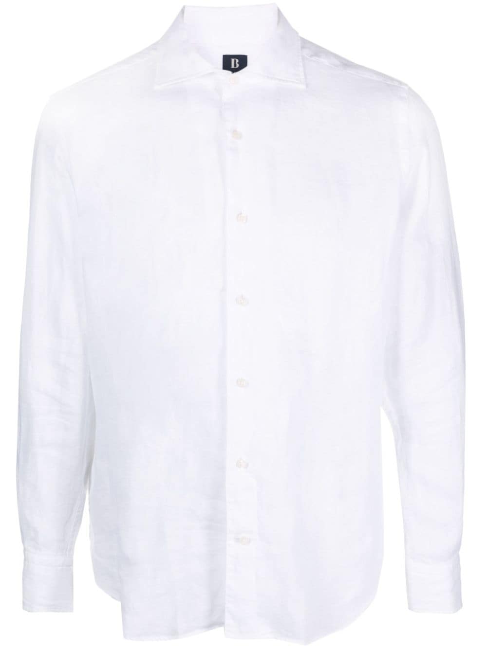 Boggi Milano Hemd aus Leinen - Weiß von Boggi Milano