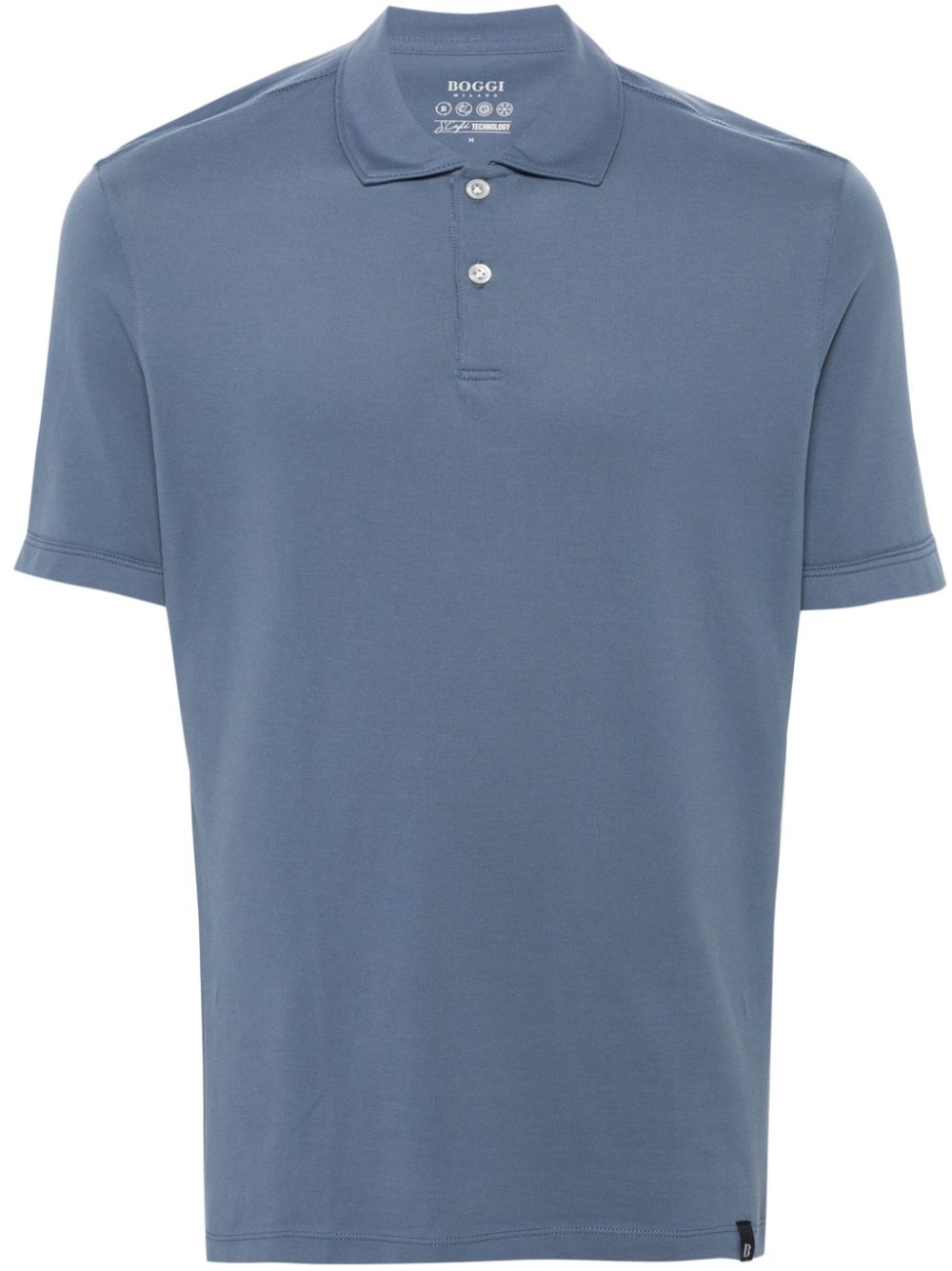 Boggi Milano Poloshirt mit Logo - Blau von Boggi Milano