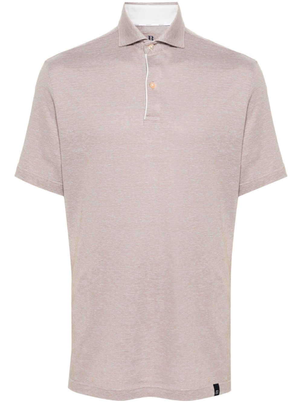 Boggi Milano Meliertes Poloshirt - Nude von Boggi Milano