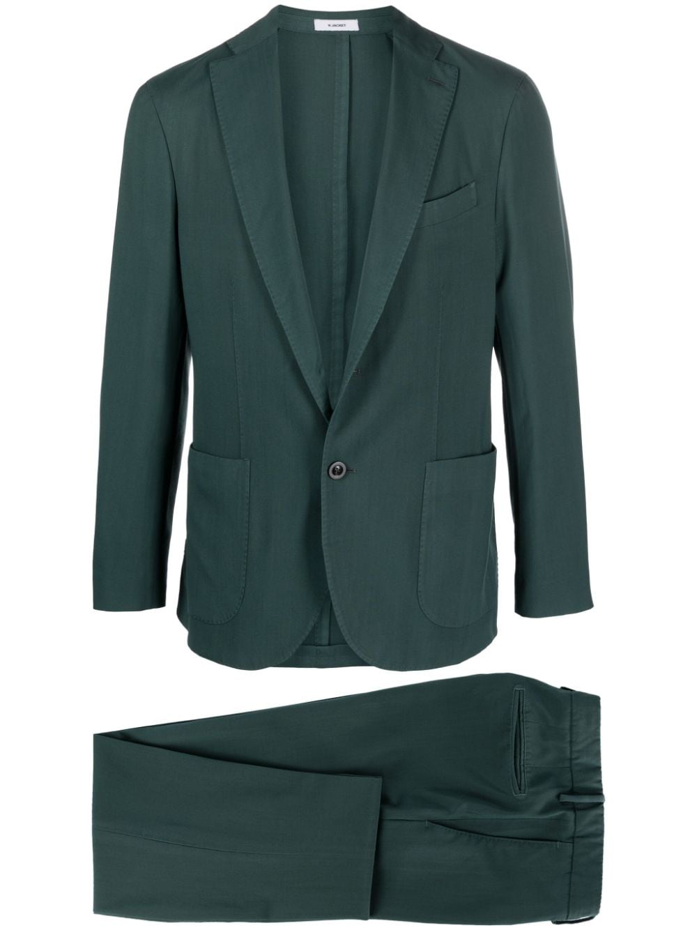 Boglioli Einreihiger Anzug - Grün von Boglioli
