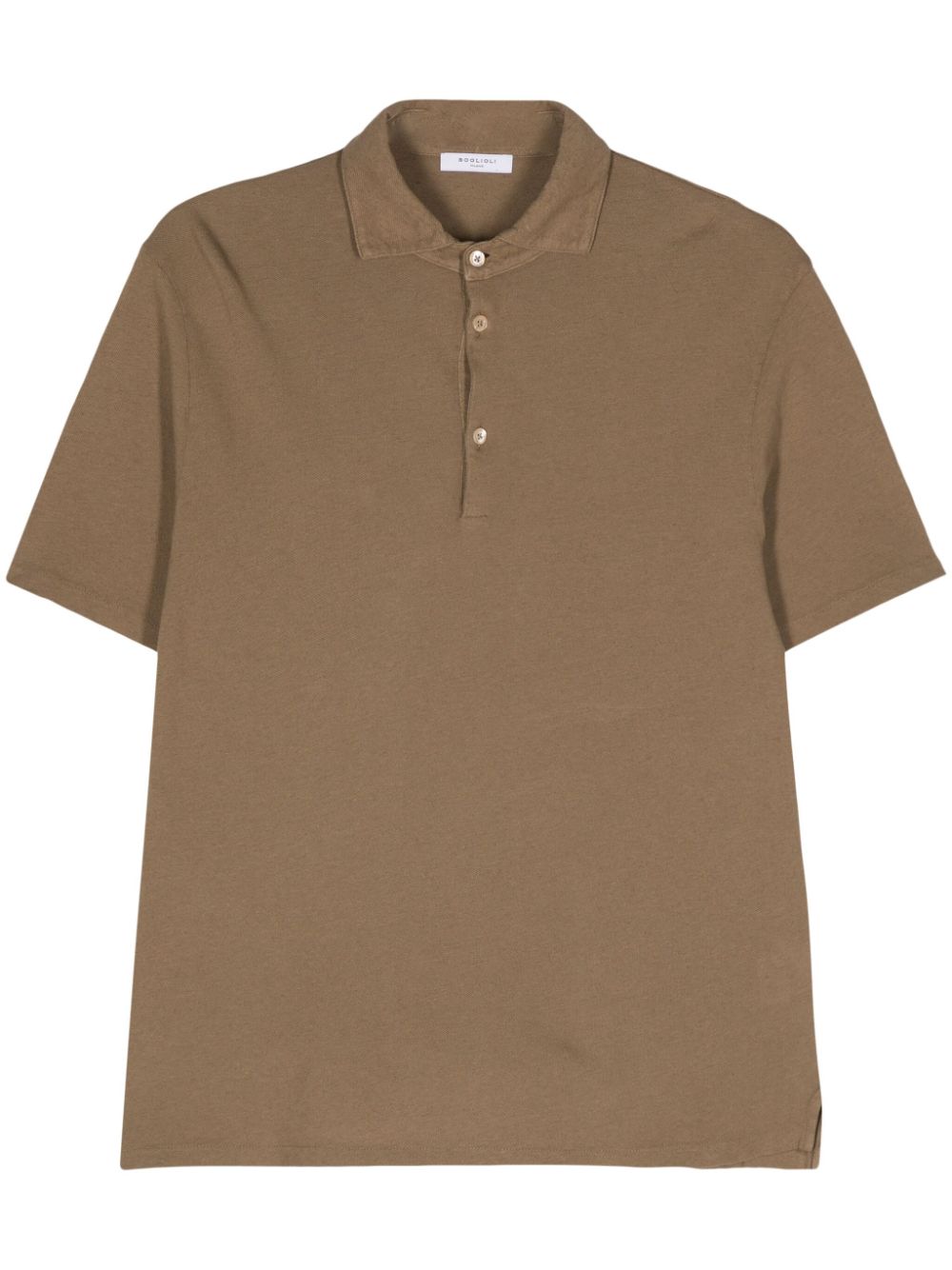 Boglioli Poloshirt aus Pikee - Braun von Boglioli