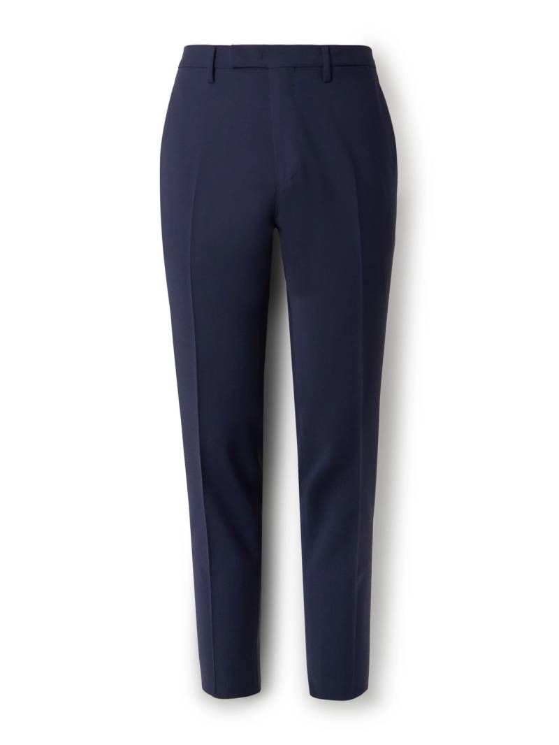 Boglioli - Straight-Leg Garment-Dyed Wool-Blend Trousers - Men - Blue - IT 46 von Boglioli