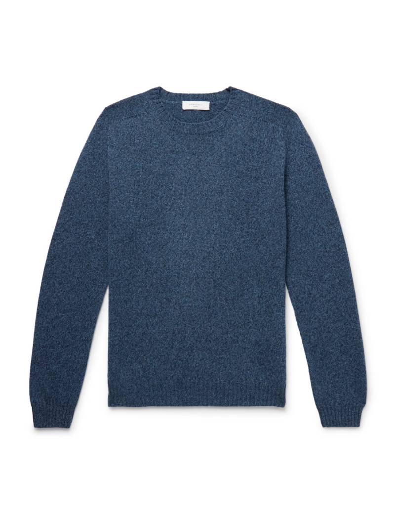 Boglioli - Wool and Cashmere-Blend Sweater - Men - Blue - M von Boglioli