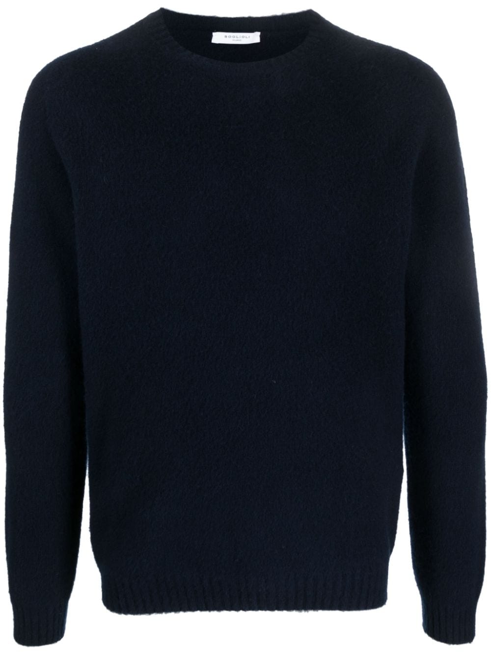 Boglioli Pullover mit rundem Ausschnitt - Blau von Boglioli