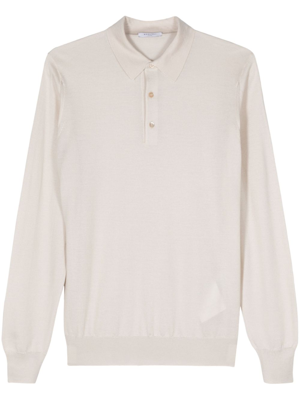 Boglioli fine-knit polo shirt - Nude von Boglioli