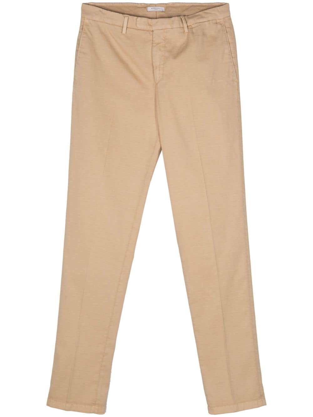 Boglioli pressed-crease tapered trousers - Nude von Boglioli