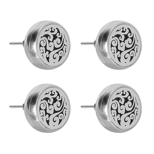 Essential Oil Diffuser Earrings for Women, Stainless Steel Aromatherapy Earrings, Portable and Multipurpose, Ideal Any Occasion, Relaxing and Uplifting Effect von Bognajin