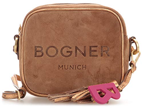 BOGNER Damen Lofer Marta Shoulderbag Xshz Schultertasche Braun (Cognac) von Bogner