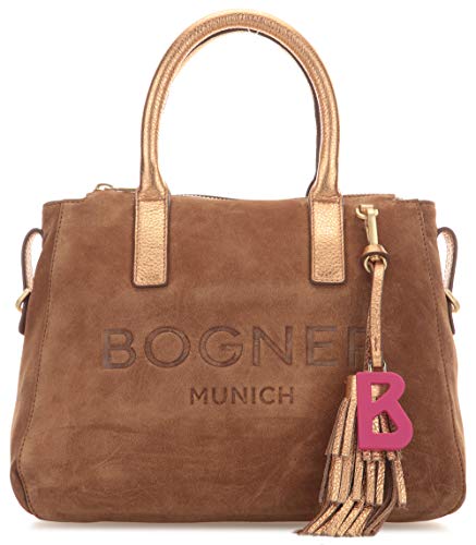 BOGNER Damen Lofer Thea Handbag Shz Henkeltasche Braun (Cognac) von Bogner