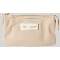 BOGNER Handtasche mit Label-Badge Modell 'saxon taja' in Sand, Größe 1 von Bogner