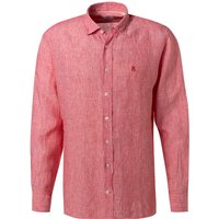 BOGNER Herren Hemd rot Leinen von Bogner