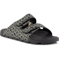 BOGNER Herren Pantoletten grün Gummi gemustert von Bogner