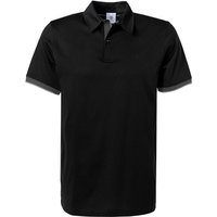 BOGNER Herren Polo-Shirt schwarz Baumwoll-Jersey von Bogner