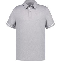 BOGNER Herren Polo-Shirt grau Baumwoll-Piqué von Bogner