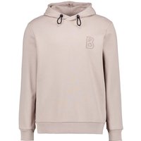 BOGNER Herren Hoodie beige Baumwolle unifarben von Bogner