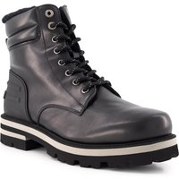 BOGNER Herren Schnürboots schwarz Glattleder von Bogner