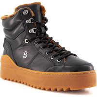 BOGNER Herren Boots schwarz Glattleder von Bogner