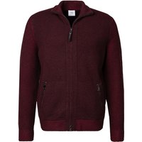 BOGNER Herren Strickjacke rot unifarben von Bogner