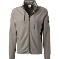 BOGNER Herren Sweatjacke grau Baumwolle unifarben von Bogner