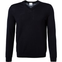 BOGNER Herren Pullover blau Schurwolle unifarben von Bogner