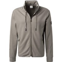 BOGNER Herren Sweatjacke grau Baumwolle unifarben von Bogner