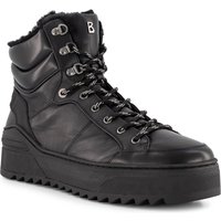 BOGNER Herren Boots schwarz Glattleder von Bogner