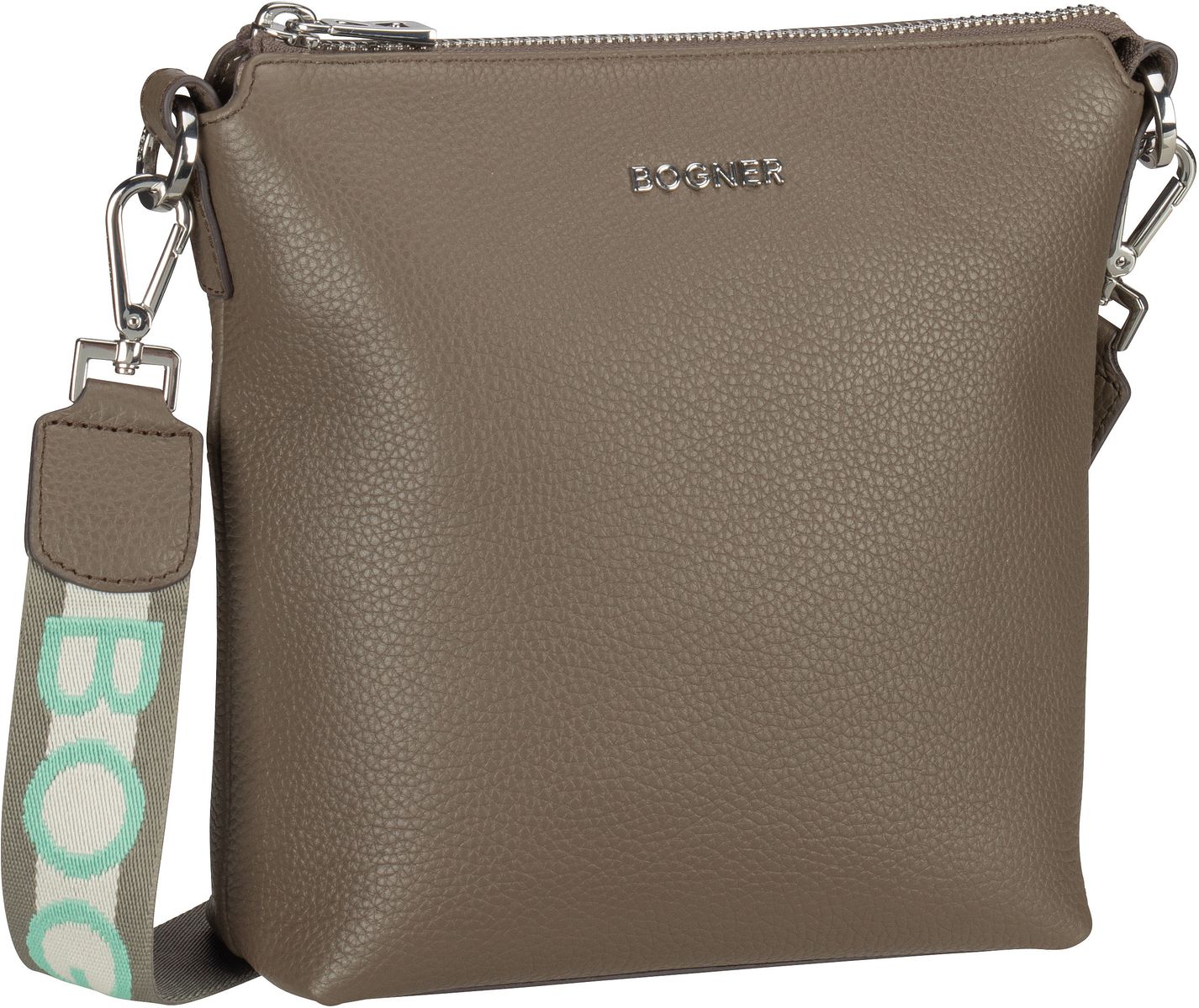 Bogner Andermatt Flavia ShoulderBag SHZ  in Braun (5 Liter), Umhängetasche von Bogner