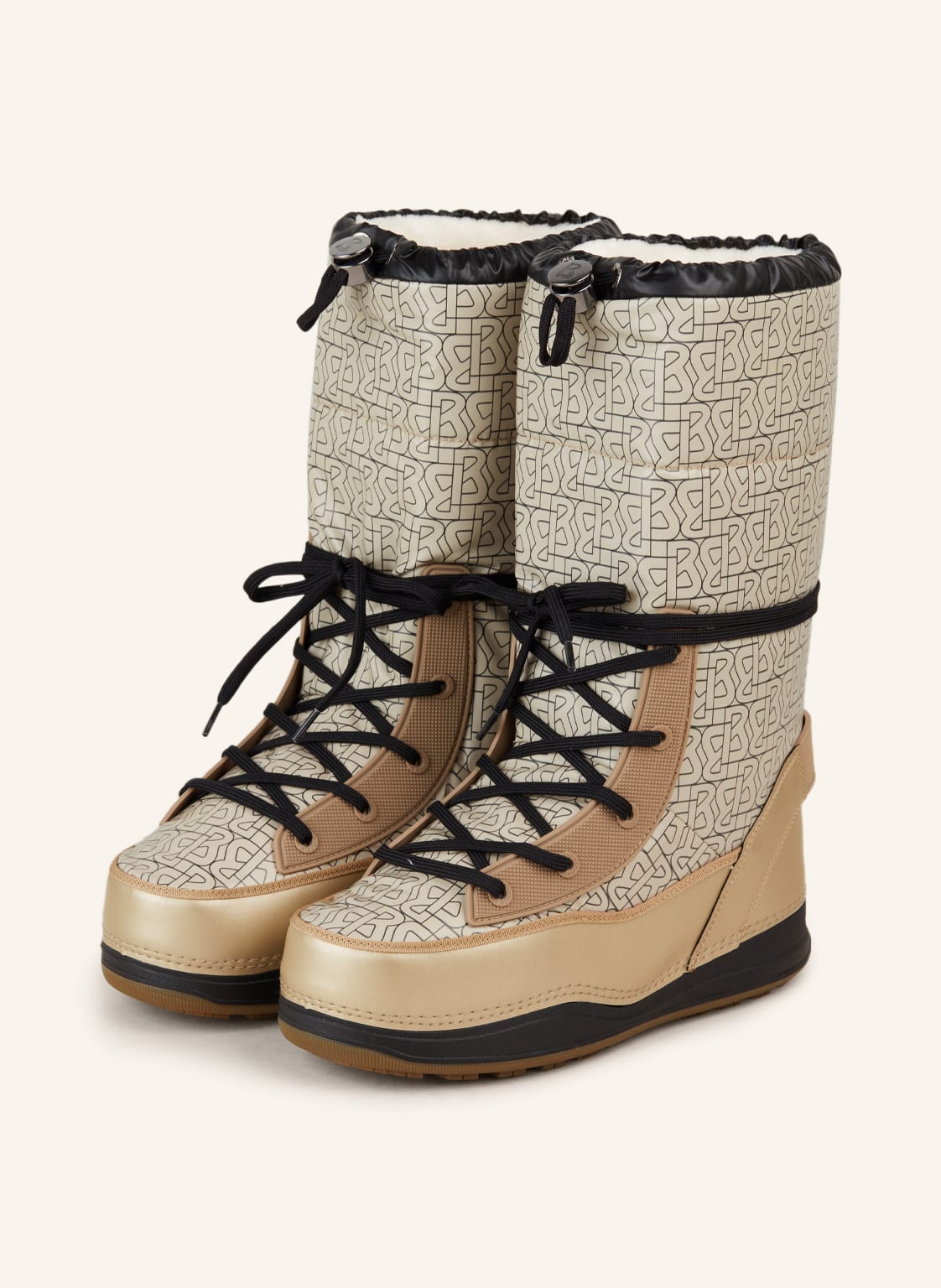 Bogner Boots Les Arcs 5 Mit Kunstfell gold von Bogner