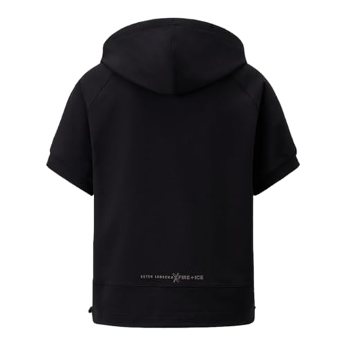 Bogner FIRE+Ice Damen Kurzarm Hoodie Sharon2, Farbe:schwarz, Größe:L von Bogner
