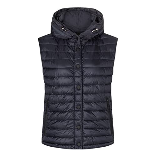 Bogner Fire + Ice Ladies Kanya2 Blau - Daunen Warme Wasserabweisende Damen Steppweste, Größe 40 - Farbe Deepest Navy von Bogner
