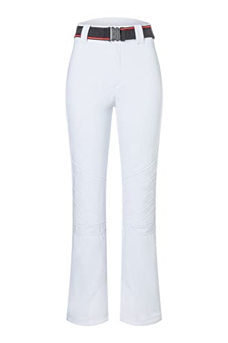 Bogner Fire + Ice Ladies Zula Weiß - Warme Moderne Damen Skihose, Größe 42 - Farbe Offwhite von Bogner